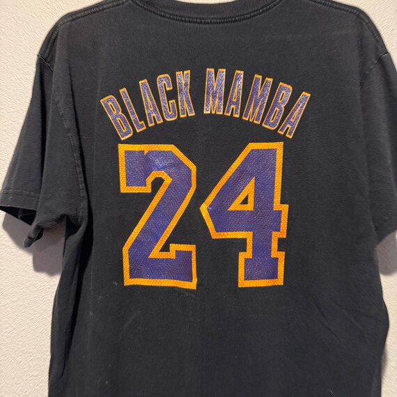 Adidas Los Angeles Lakers Kobe Bryant 24 Black Mamba T Shirt Men