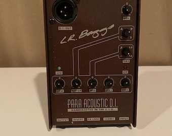 L.R. Baggs Para Acoustic D.I. Direct Box Preamp EQ Guitar Effects Pedal