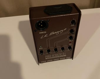 L.R. Baggs Para Acoustic D.I. Direct Box Preamp EQ Guitar Effects