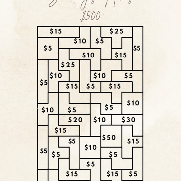 Tetris Savings Tracker Template Download