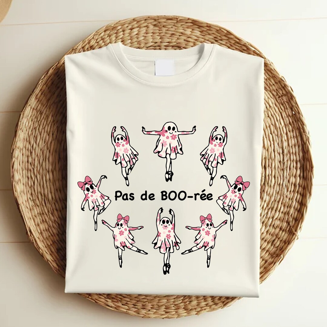 Pas De Boo-rée Halloween PNG, Cute Ballet Ghost Digital Download ...
