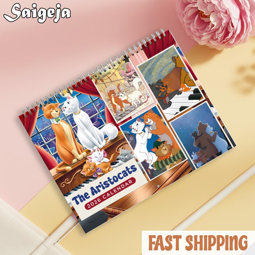 The Aristocats Calendar 2026 Disney Calendar The Aristocats Movie Il Ptmm 