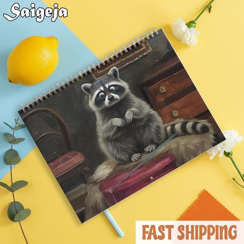 Ugly Raccoon Calendar 2026, Funny Aesthetic Wall Calendar, Ugly Raccoon ...