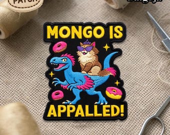 Mongo Is Appalled Dungeon Crawler Carl Embroidered Patch, Princess Donut Iron On