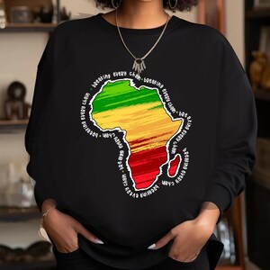 Carte de l'Afrique Juneteenth PNG, Juneteenth Black History Month, conception de chemise Black Lives Matter, 1865 Afro-Amérique Png Juneteenth Map Sublimation