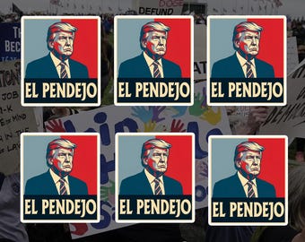100 PCS Anti Trump Sticker/Car Magnet, Funny Political Anti-Trump Pendejo Sticker