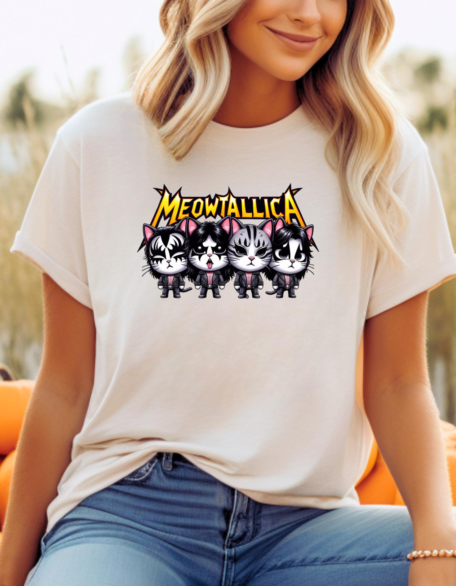 Meowtallica t shirt deals