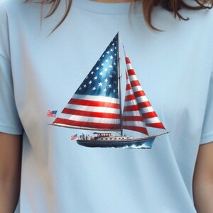 American ship T-Shirt, Vintage USA flag shirt, Freedom T shirt, embroidered 4th,embroidered america, embroidered usa flag, independent shirt