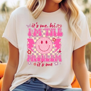 It&#39;s Me, Hi, I&#39;m The Problem It&#39;s me T Shirt, I&#39;m the problem retro, Anti Hero Club shirt, Holiday Gift, Concert Shirt, Country Music