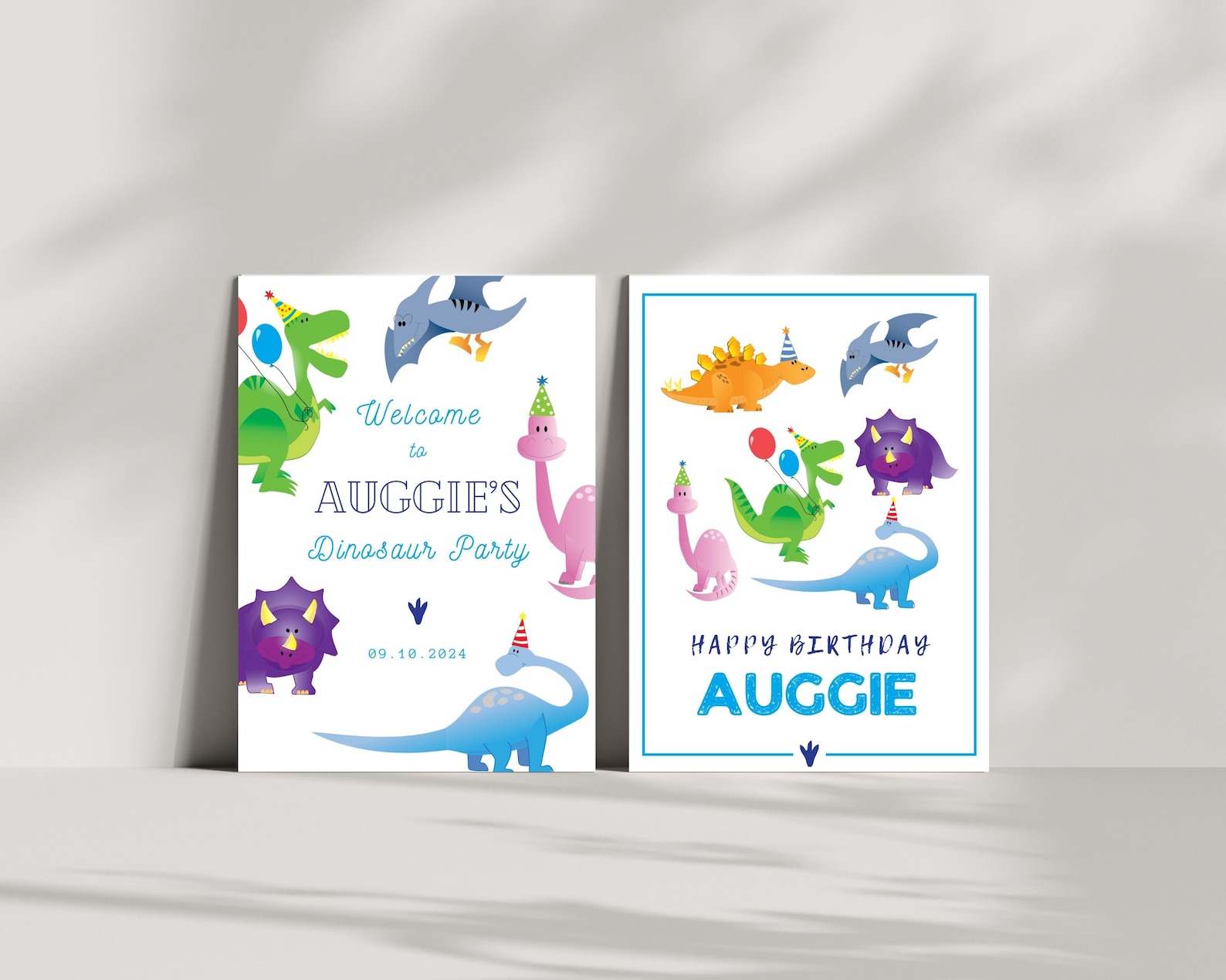Dinosaur Birthday Posters