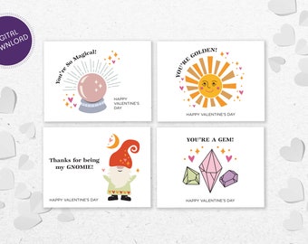 Printable Valentine's Day Cards, Classroom Valentine's Day Cards for ...