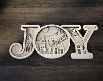 Multilayer Joy Scene Art svg, Nativity scene svg, Christmas Scene svg, Birth of Jesus svg,  layer art piece,Laser Cut Glowforge,Digital