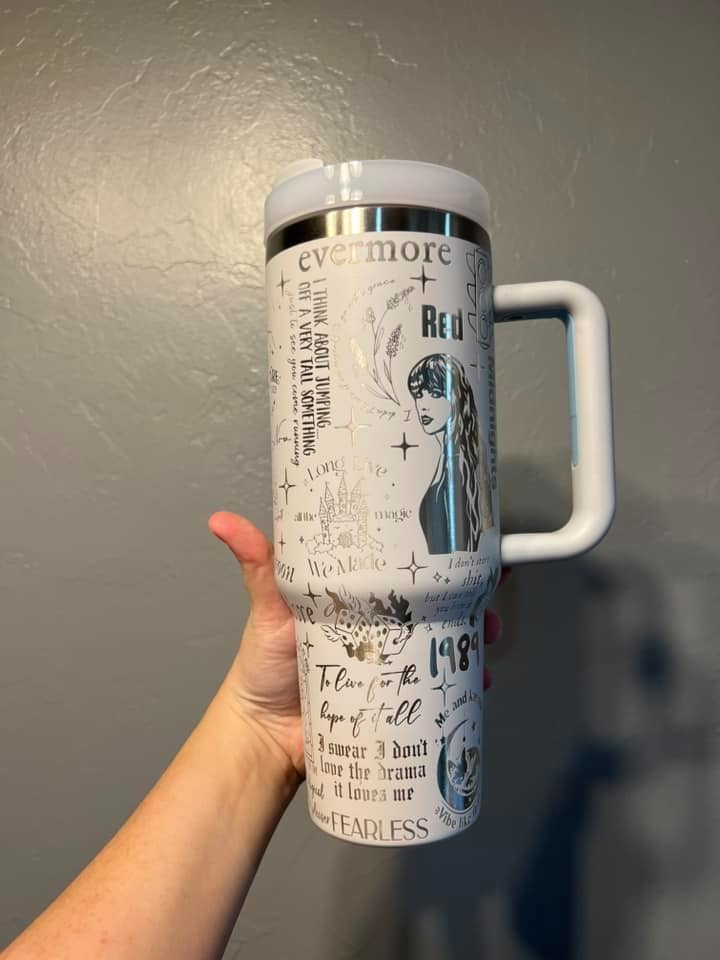 Taylor Laser Engraved 40oz Tumbler