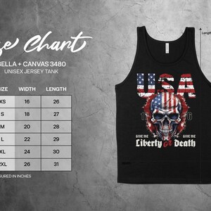 American Flag Skull T-Shirt: Patriotic Graphic Tee image 7