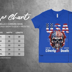 American Flag Skull T-Shirt: Patriotic Graphic Tee image 3