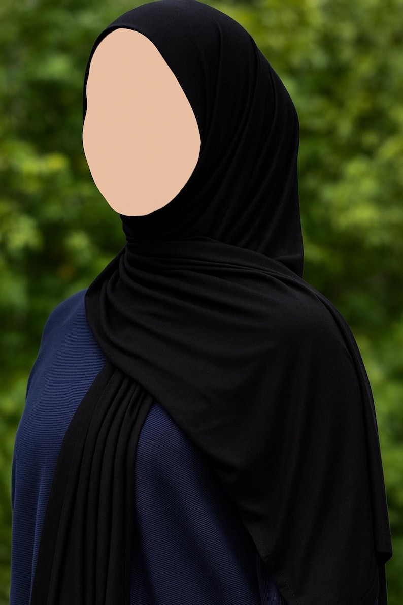 Jersey hijab for women, Muslim headscarf, soft stretchy hijab for daily wear

Plain jersey hijab, breathable modest head wrap, perfect for work or prayer

Non-slip stretch jersey hijab, easy to style Muslim head covering

Everyday jersey hijab, comfortable and elegant modest fashion accessory