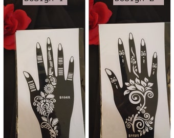 Henna Stencil / Beautiful Designs / Hand and Body Art