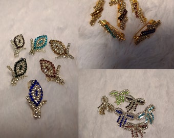 6 Pcs Brooch/ Hijab Brooch / Coat Hijab / Diamond Brooch / Weeding Accessories / Bridal Brooch