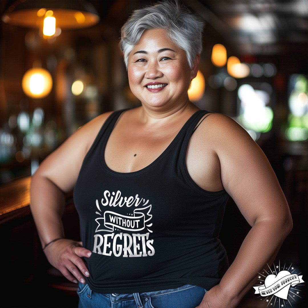 Tank Ragrets Silver Without Regrets, Women's Ideal Racerback Tank - Etsy