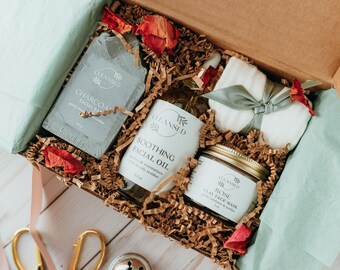 Vegan Facial Gift Box | Sensitive Skin, Essential Oils
