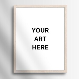 Houten lijstmodel, modern digitaal model, A4 minimalistische houten ingelijste kunstweergave, eenvoudige verticale lijstsjabloon, slim object png jpg psd