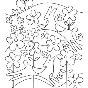 Spring Coloring Pages