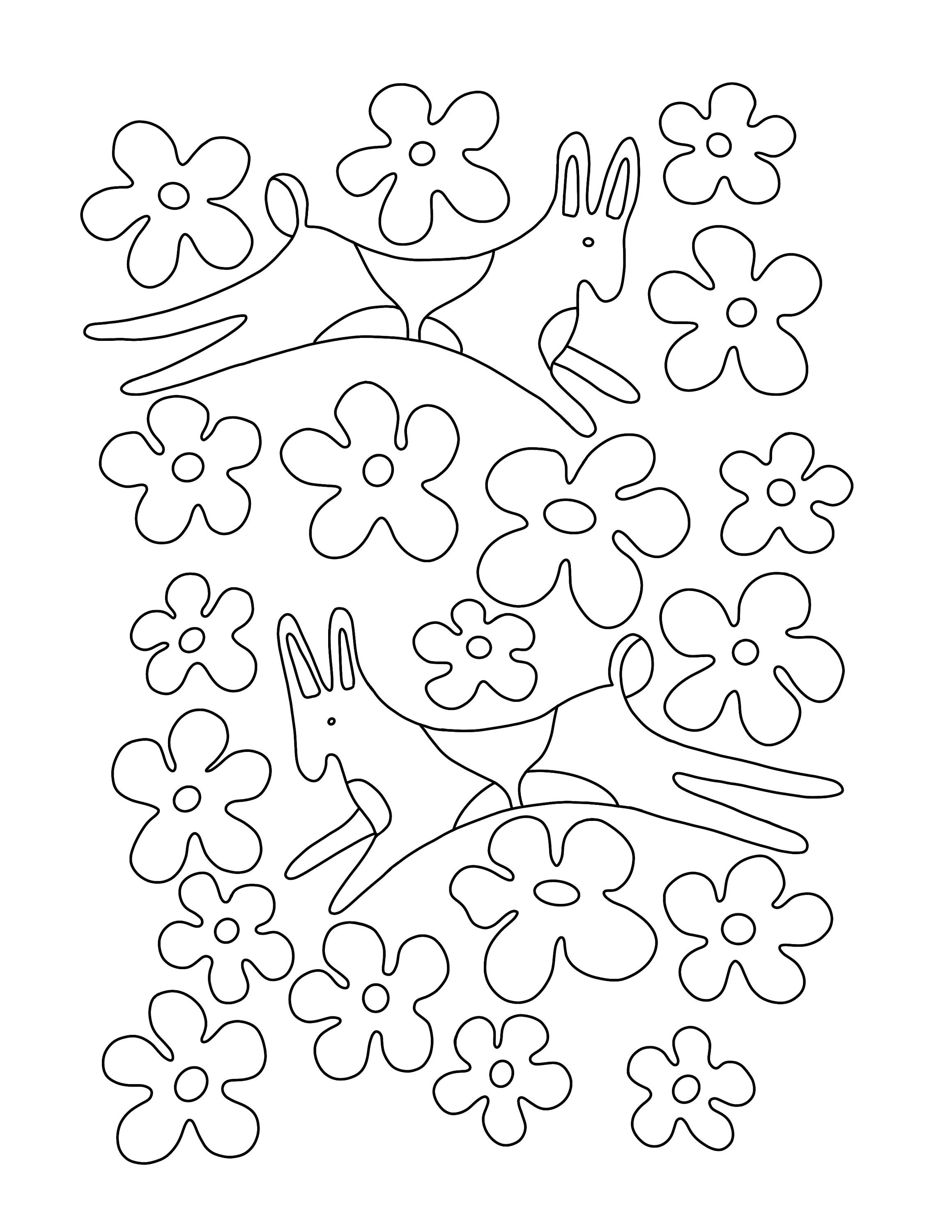 Spring Coloring Pages - Etsy