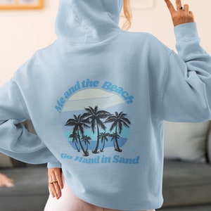 Hand in Sand Hoodie Beachy Hoodies Beachy Sweatshirt Coconut Girl Clothes Coconut Girl Hoodie Beachy Sweatshirt Mermaidcore Clothing