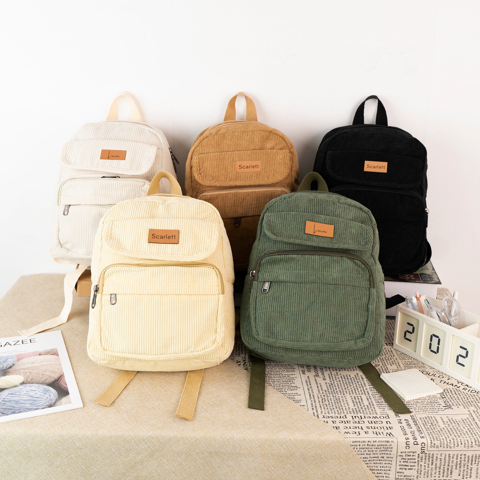 Aesthetic Green Backpack