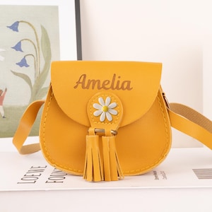 Girls Personalized Name Handbag First Purse School Bag Princess Toddlers Kids Babies Birthday Graduation Gift Christmas Present