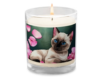 Siamese Glass jar soy wax candle