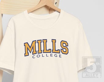 Mills College T-Shirt: Alumni Unisex Cotton Tee