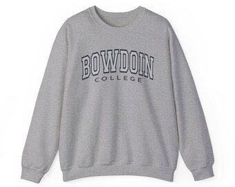 Bowdoin College Sweater, Bowdoin Sweatshirt - Etsy