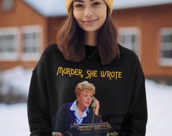 Vintage Design Murder, She Wrote Sweatshirt, Angela Lansbury Sweater, Jessica Fletcher Sweatshirt