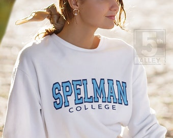 Spelman College Sweatshirt, Spelman Crewneck Sweater, Spelman Alumni Sweatshirt