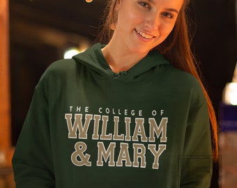 The College of William and Mary Hoodie, W&M Sweater Hoodie, William and Mary Pullover Hoodie