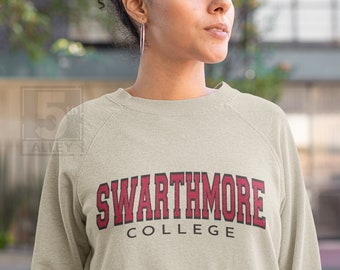 Felpa del Swarthmore College, maglione girocollo del Swarthmore, ex studenti del Swarthmore