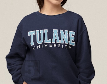 Tulane University Sweater, Tulane Alumni Crewneck Sweatshirt