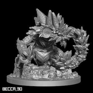 Kaijumon Monarch King Kaiju 3d printed miniature