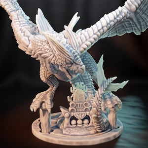 Kaijumon Psychic Dragon 3d printed miniature