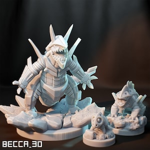 Kaijumon Mechazon Kaiju 3d printed miniature