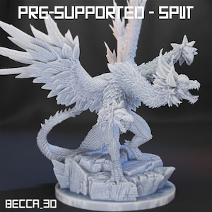 Kaijumon Hydra 3d printed miniature