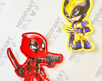 Deadpool Wolverine Sticker