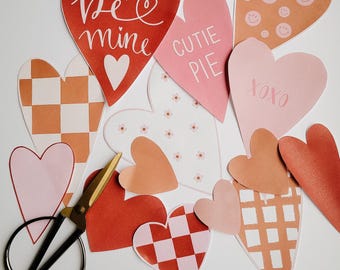Valentine's Day Heart Attack Kit, Printable Love Notes (Digital Download)