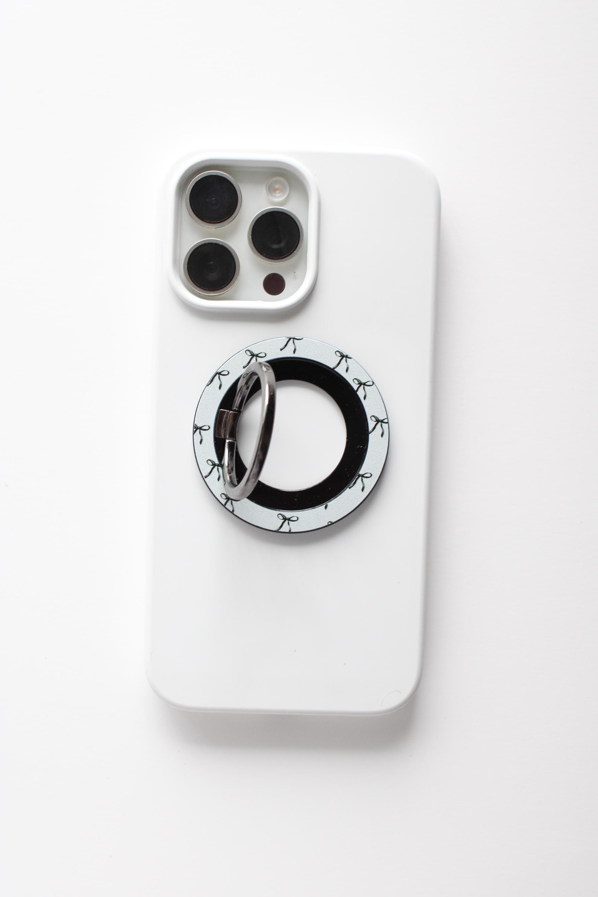 Supporto Magnetico Ad Anello Per Telefono Con MagSafe - Girevole 360°, Pieghevole, Con Anello Metallico Incluso, Per IPhone E Samsung