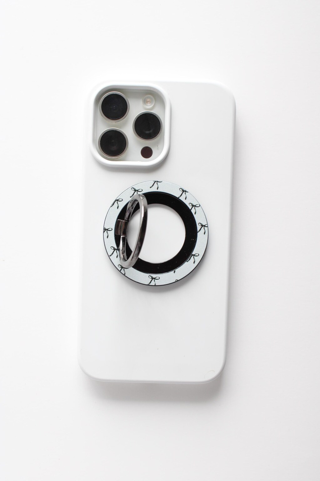 Supporto Magnetico Ad Anello Per Telefono Con MagSafe - Girevole 360°, Pieghevole, Con Anello Metallico Incluso, Per IPhone E Samsung