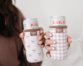 Slim Can-drinkhoezen - herbruikbare koelers, 12 oz magere blikjeshouder voor Seltzer energiedrankjes