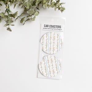 Car Coasters Set of 2 – Absorbent Neoprene Cup Holder Coasters for Cars, Trucks & SUVs, Stylish Drink Accessories image 15