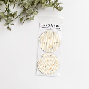 Car Coasters Set of 2 – Absorbent Neoprene Cup Holder Coasters for Cars, Trucks & SUVs, Stylish Drink Accessories image 14