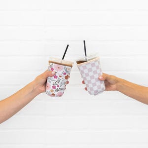 Ice Coffee Drink Sleeve, Beverage Cup Sleeve, Drink Sleeve